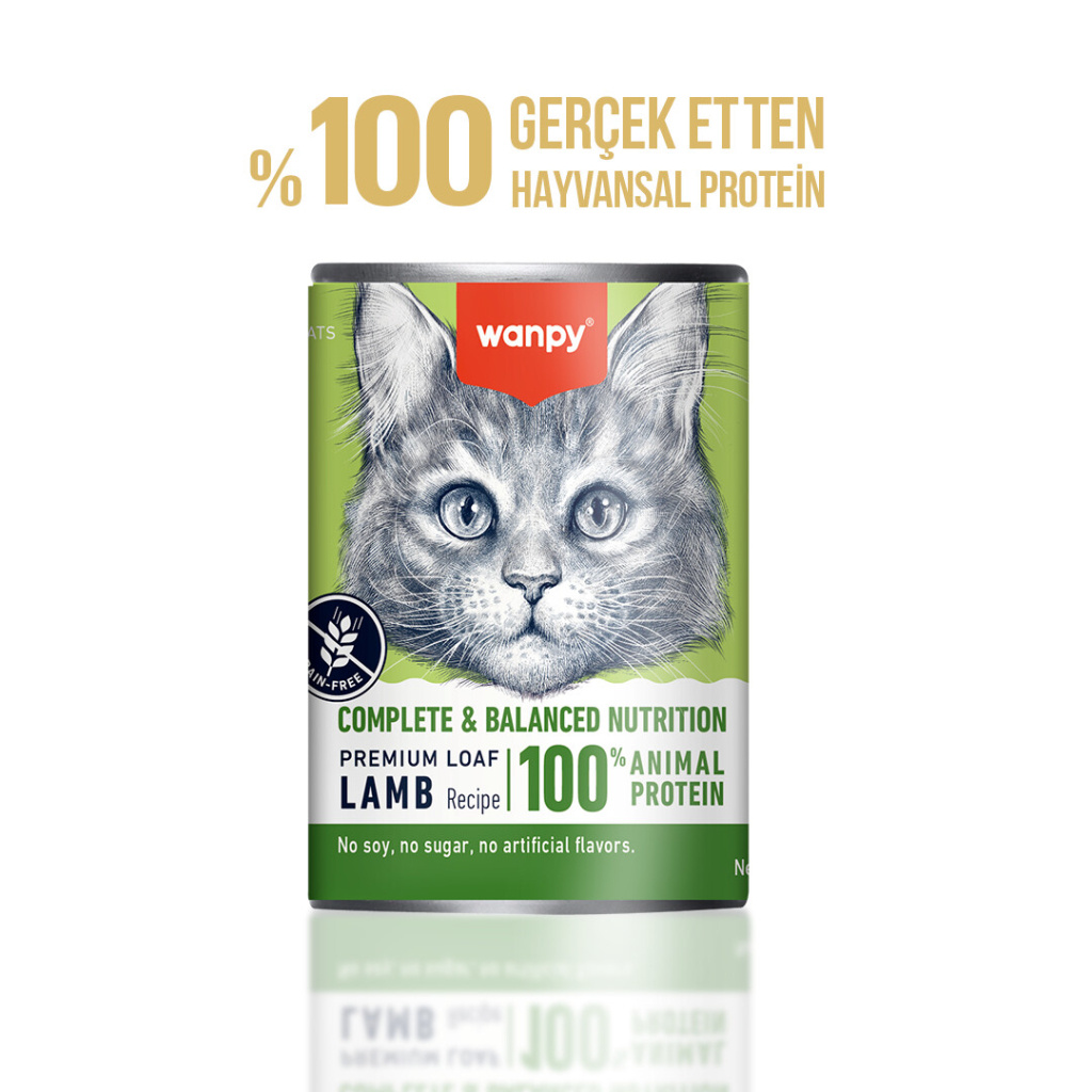 Wanpy Kuzulu Ezme Kedi Konservesi 375gr
