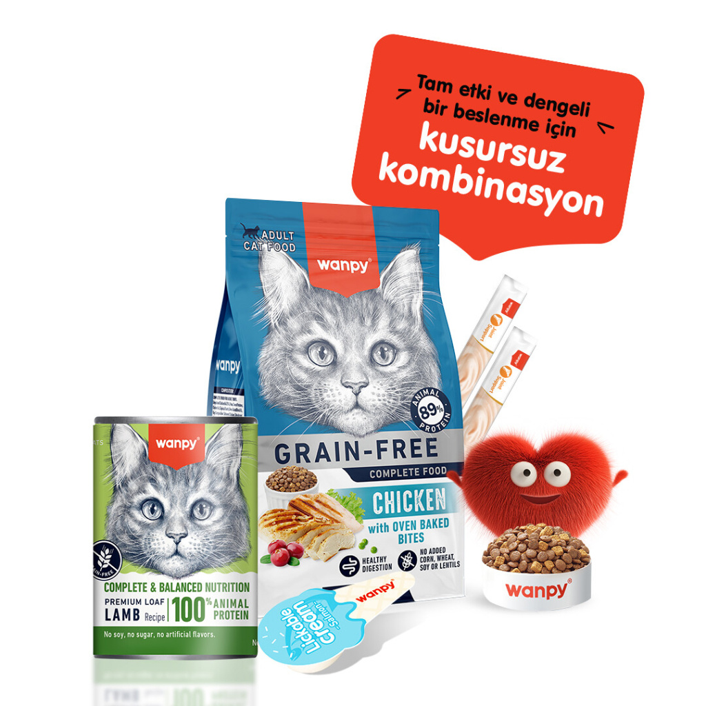 Wanpy Kuzulu Ezme Kedi Konservesi 375gr