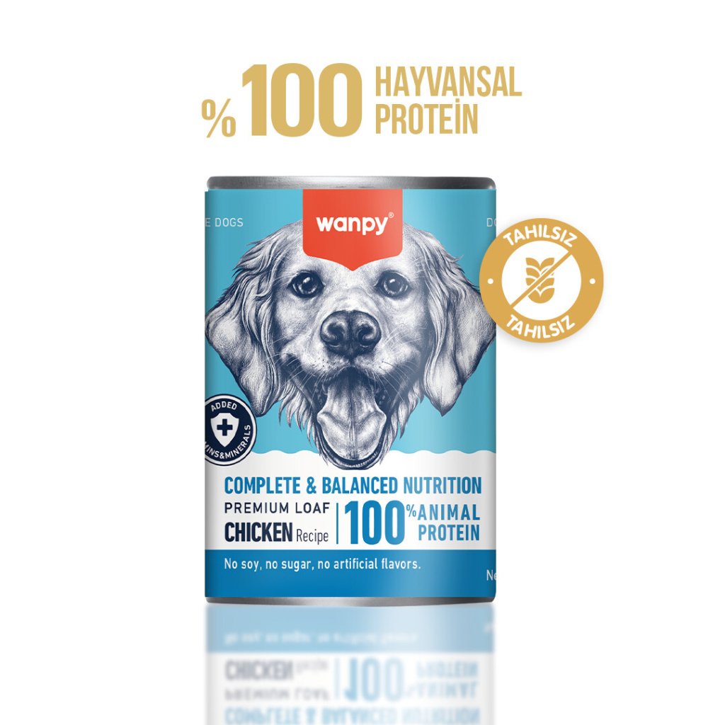 Wanpy Tavuklu Ezme Köpek Konservesi 375gr