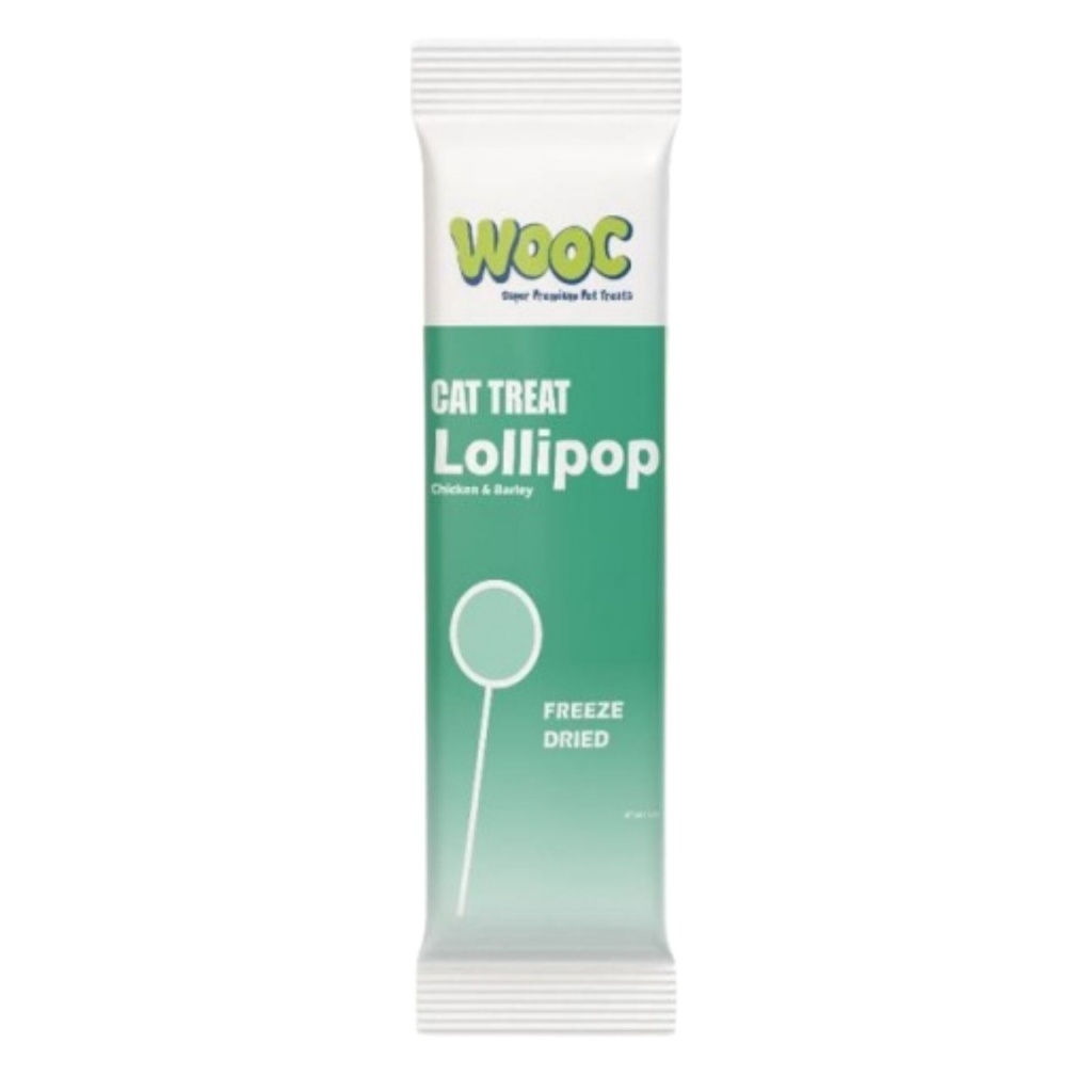 Wooc Lollipop Tavuk ve Arpalı Kedi Ödül Maması 1,4gr (50'li)