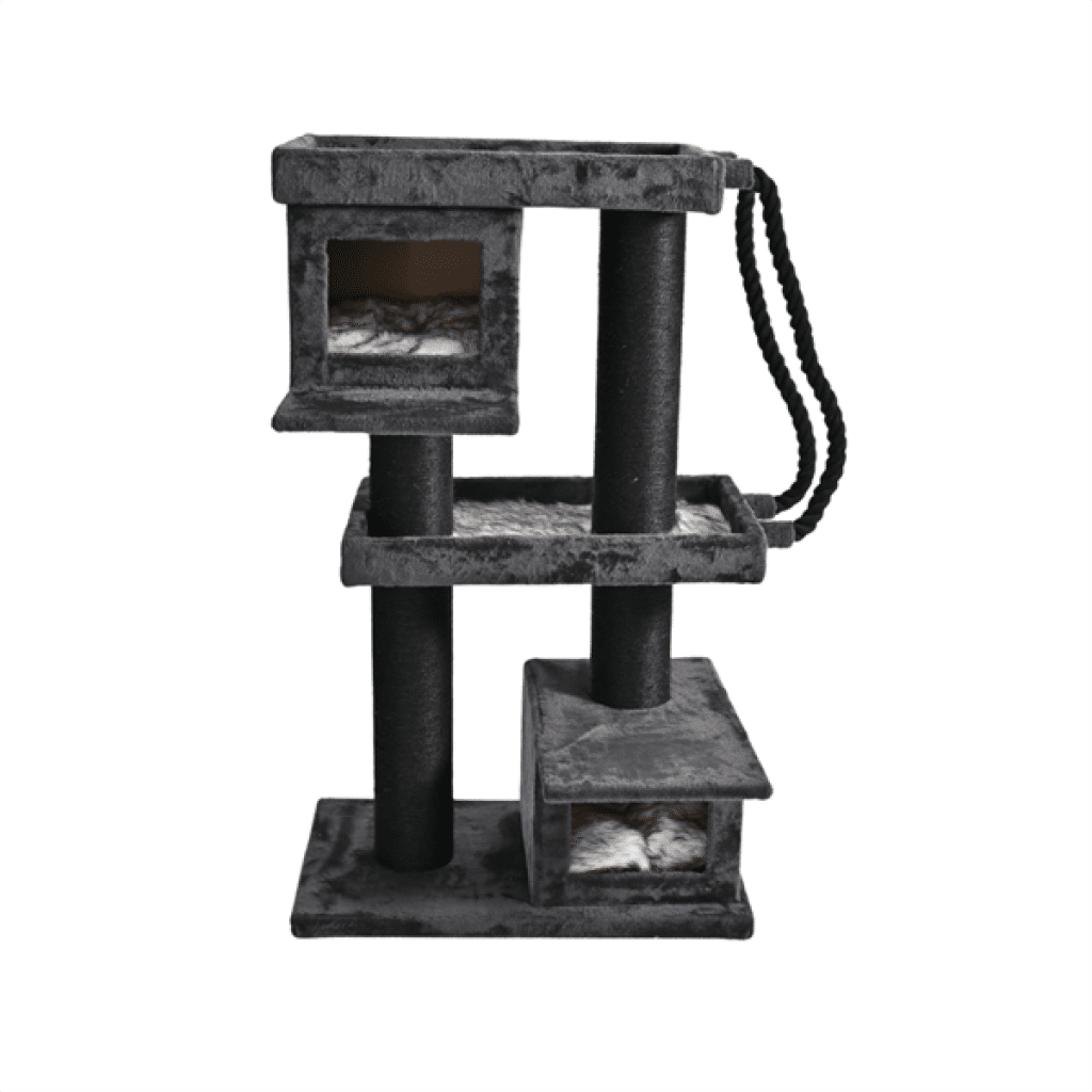 Zampa Pawrise Tırmalama Tahtalı Kedi Evi 77x45x128cm