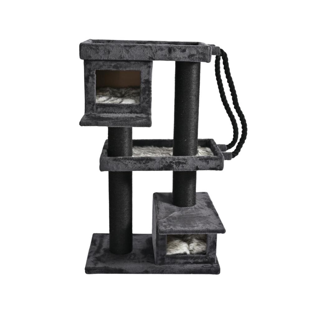 Zampa Pawrise Tırmalama Tahtalı Kedi Evi 77x45x128cm