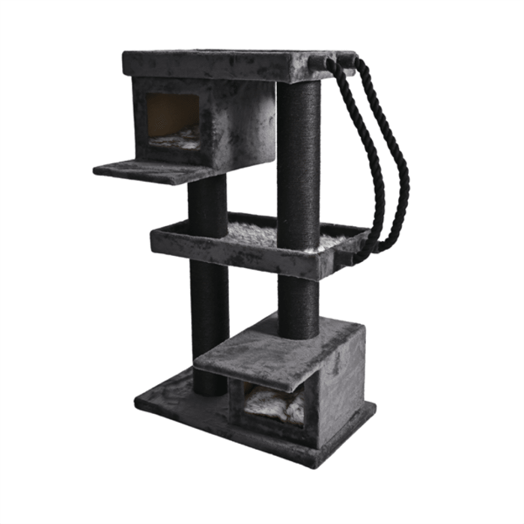 Zampa Pawrise Tırmalama Tahtalı Kedi Evi 77x45x128cm