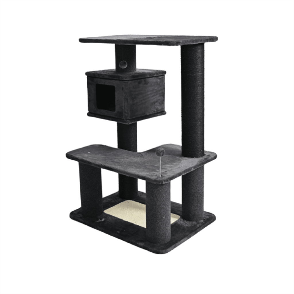 Zampa Tina Tırmalama Tahtalı Kedi Evi 81x61x116cm