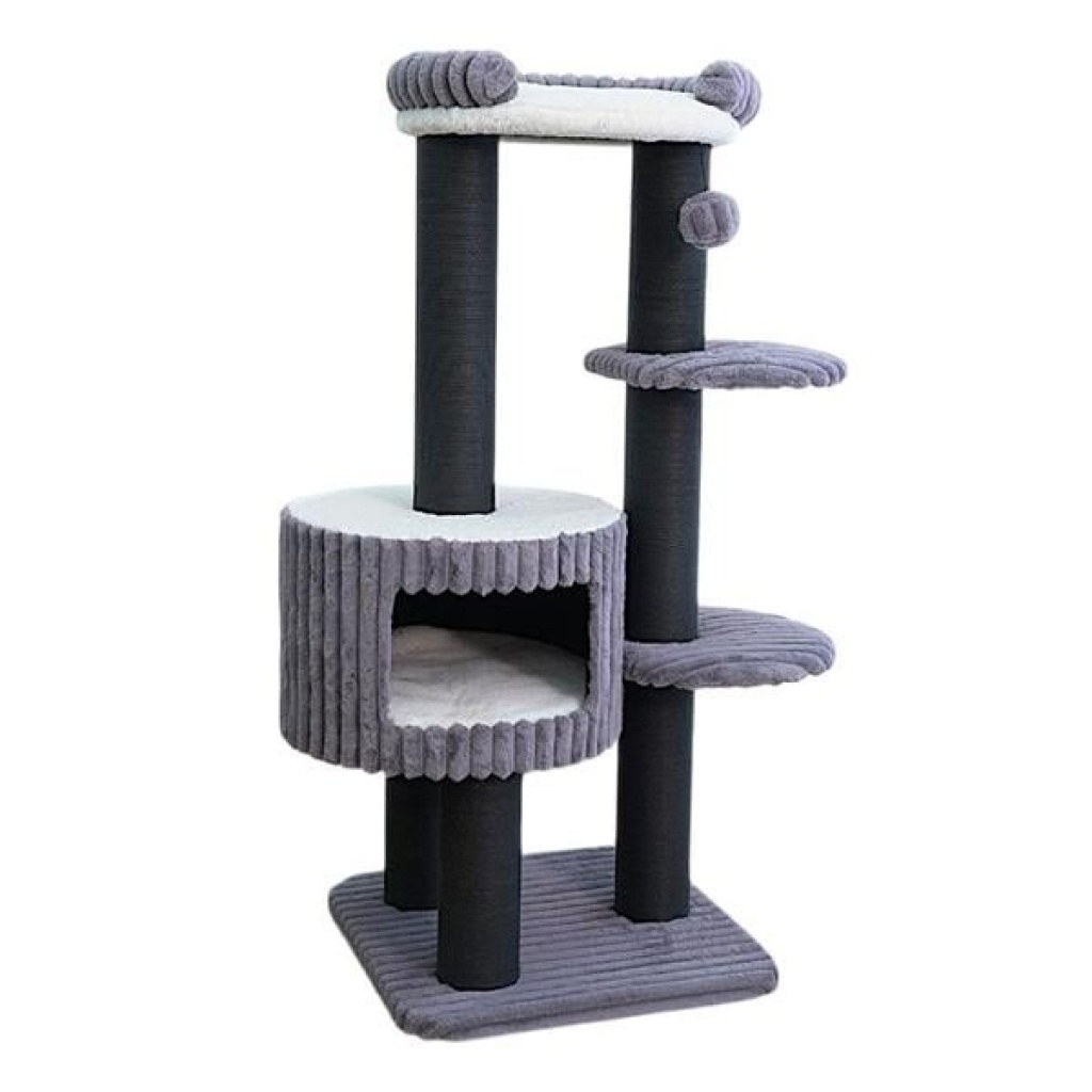 Zampa Mercury Tırmalama Tahtalı Kedi Evi 68x68x158cm