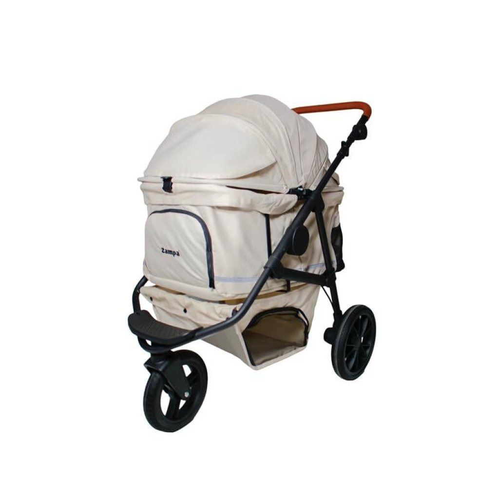Zampa Vero Kedi ve Köpek Taşıma Arabası (Bej)