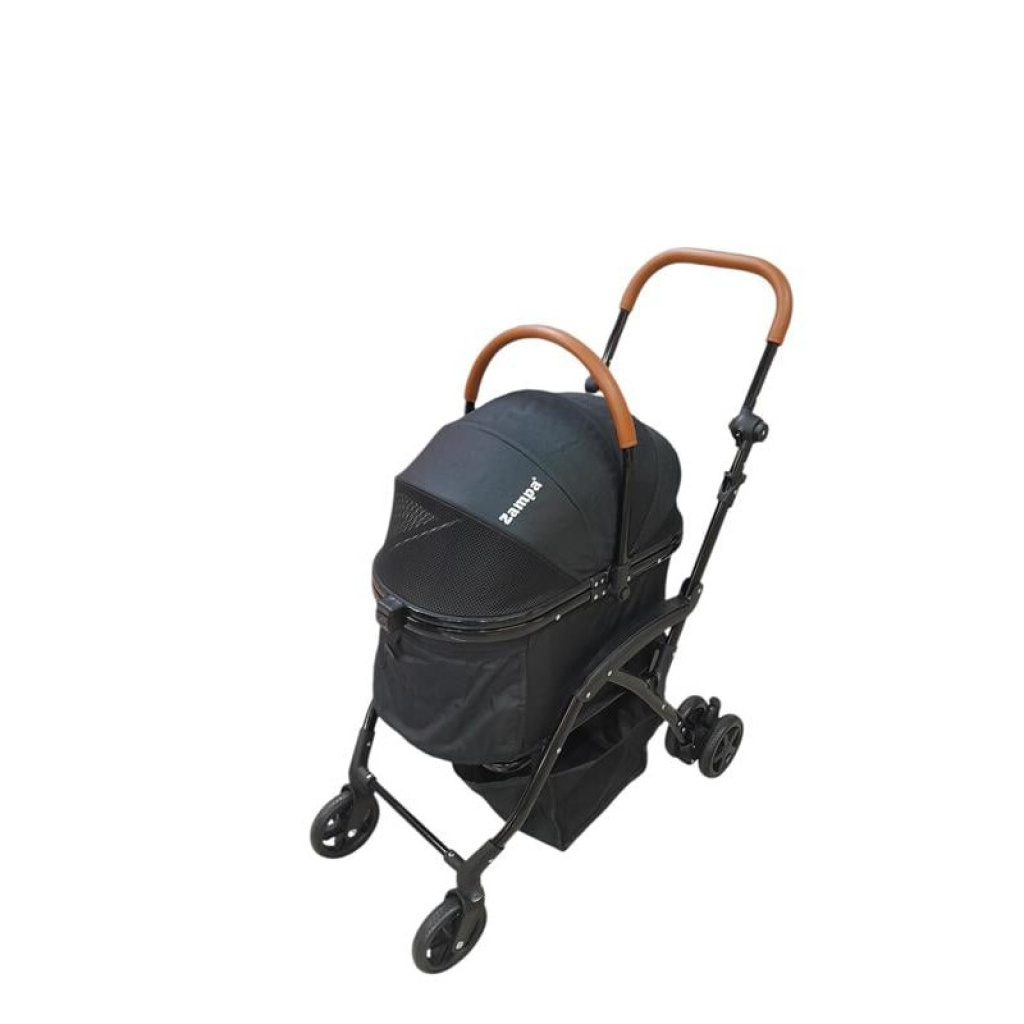 Zampa Orbit Kedi ve Köpek Taşıma Arabası 34x69x95cm (Siyah)