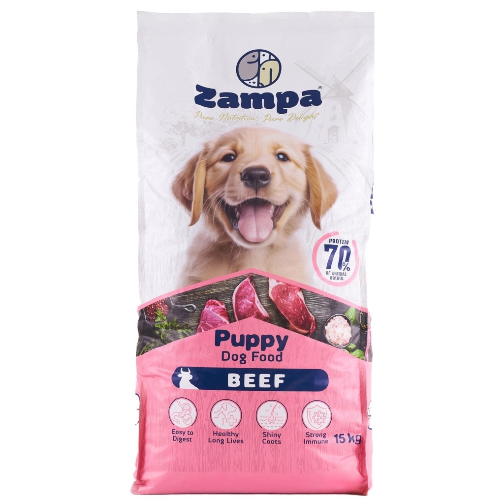 Zampa Biftekli Yavru Köpek Maması 15kg