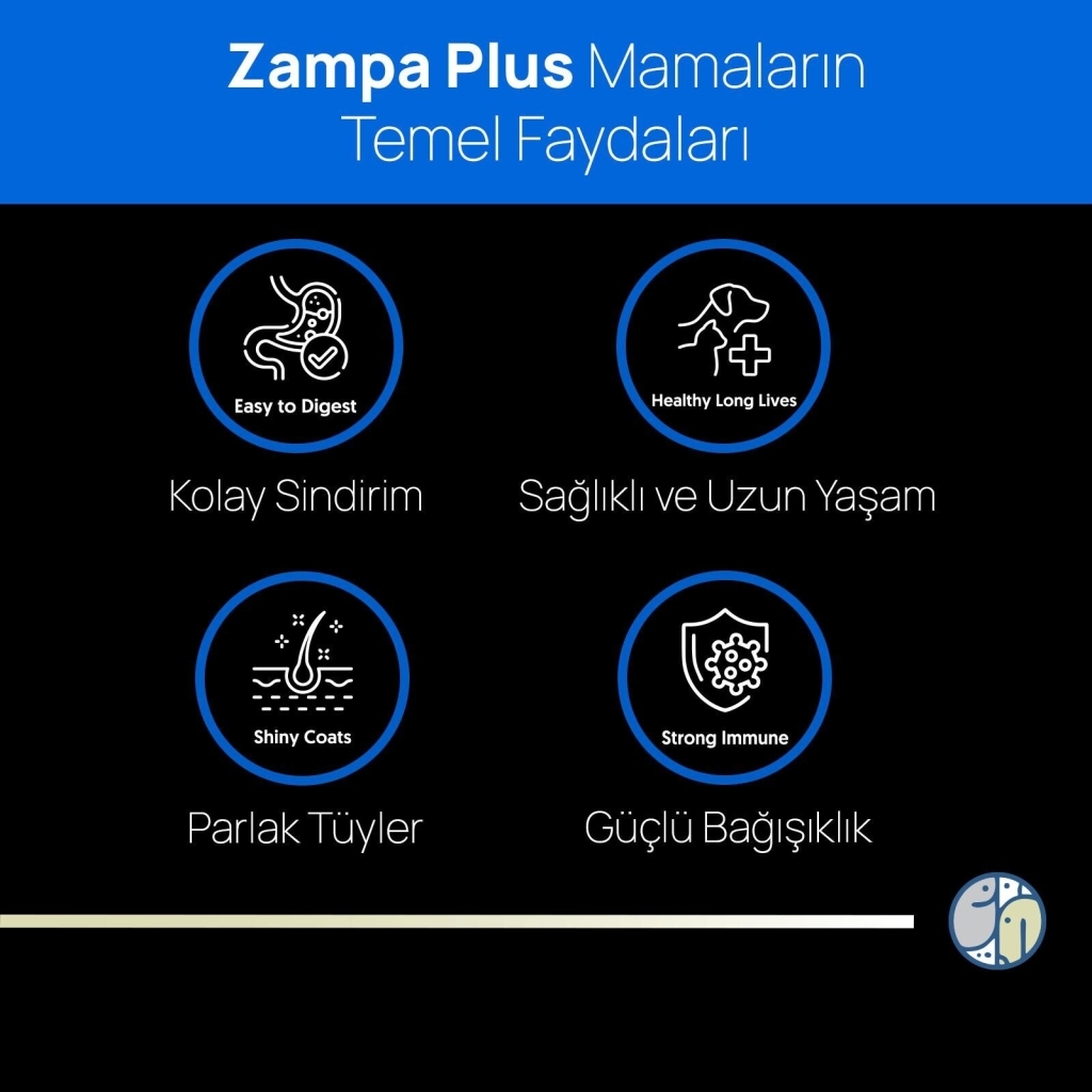 Zampa Plus Premium Somon Etli Yetişkin Köpek Maması 2,5kg