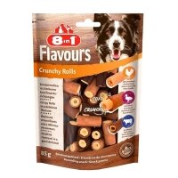 8in1 Flavours Crunchy Rolls Kıtır Köpek Ödülü  85gr