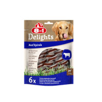 8in1 Delights Sığır Etli Köpek Ödül Maması 60gr (6'lı)