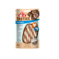 8in1 Tasties Twisters Tavuklu ve Morina Balıklı Köpek Ödül Maması 85gr