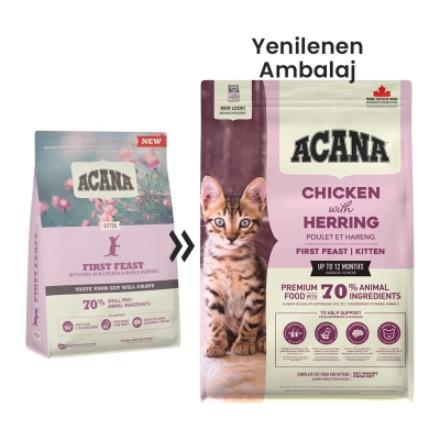 Acana First Feast Tavuklu ve Balıklı Yavru Kedi Maması 1,8kg