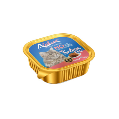 Alphapet Somon Balıklı Ezme Yetişkin Kedi Konservesi 100gr