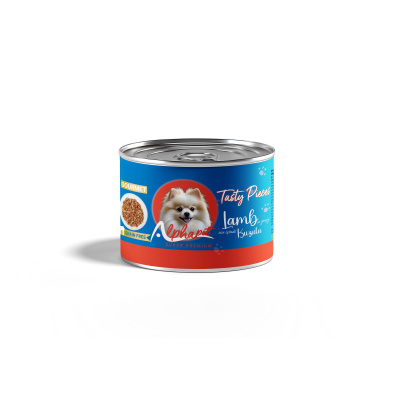 Alphapet Gourmet Sos İçinde Parça Kuzu Etli Yetişkin Köpek Konservesi 200gr