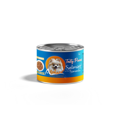 Alphapet Gourmet Sos İçinde Parça Somon Balıklı Yetişkin Köpek Konservesi 200gr