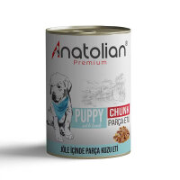 Anatolian Premium Chunk Parça Kuzu Etli Yavru Köpek Konservesi 400gr