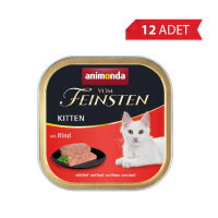 Animonda Vom Feinsten Sığır Etli Yavru Kedi Konservesi 100gr (12 Adet)