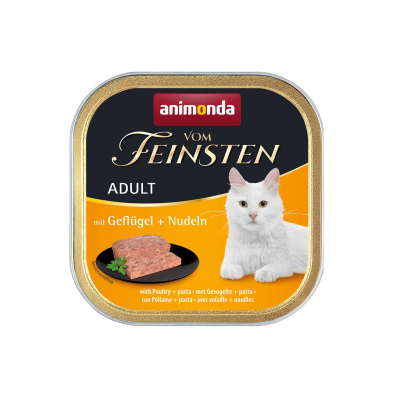 Animonda Vom Feinsten Kümes Hayvanlı ve Makarnalı Yetişkin Kedi Konservesi 100gr