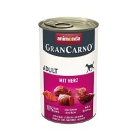 Animonda Gran Carno Sığır Etli ve Yürekli Yetişkin Köpek Konservesi 400gr