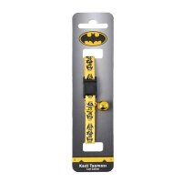 Batman® Figürlü ve Yazılı Kedi Boyun Tasması 20-30cm (Sarı-Siyah)