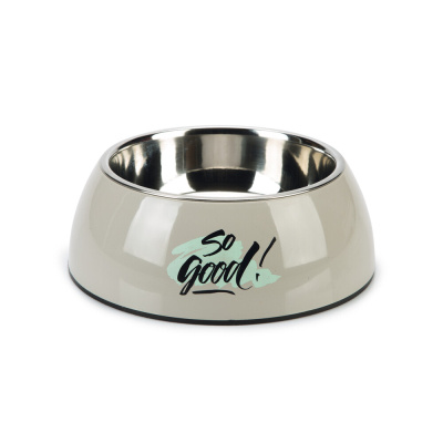 Beeztees Paslanmaz Çelik Köpek Mama Su Kabı 700ml (Gri)