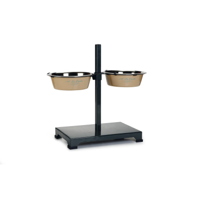 Beeztees Paslanmaz Çelik Ayaklı Köpek İkili Mama Su Kabı 2x2,5lt