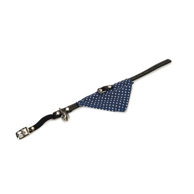 Beeztees Zilli Bandanalı Kedi Boyun Tasması 29cm (Mavi)