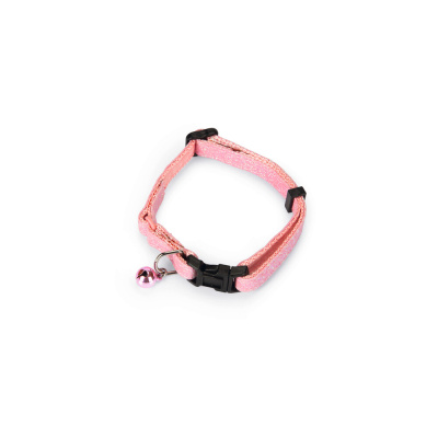 Beeztees Glitter Zilli Kedi Boyun Tasması 23-32cm (Pembe)