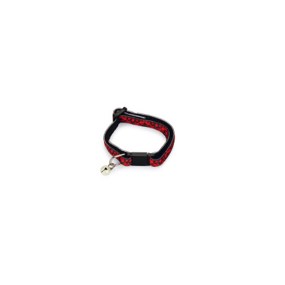 Beeztees Mystic Zilli Yavru Kedi Boyun Tasması 16-23cm (Kırmızı)