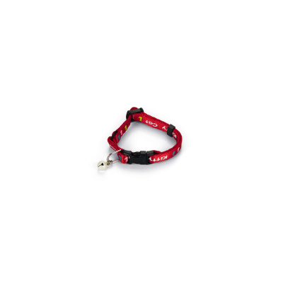 Beeztees Kitty Zilli Yavru Kedi Boyun Tasması 17,5-23cm (Kırmızı)