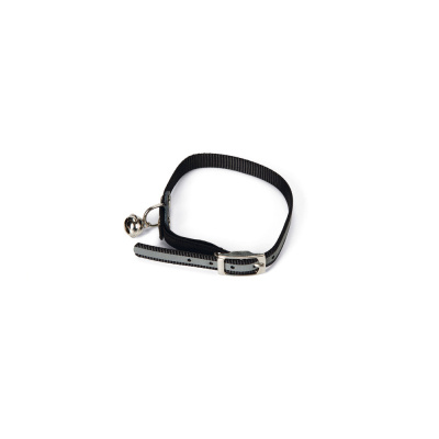 Beeztees Fosforlu Kedi Boyun Tasması 24,5-29,5cm (Siyah)