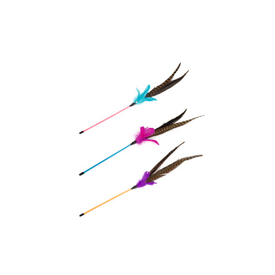 Beeztees Tickler Tüylü Uçlu Kedi Oltası 30x10x3cm