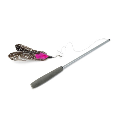 Beeztees Teleskopik Saplı Tüylü Olta Kedi Oyuncağı 40-112cm