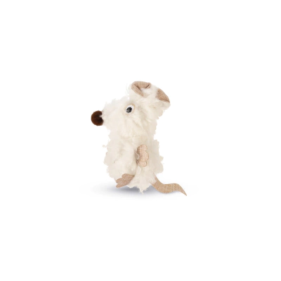 Beeztees Peluş Fare Kedi Oyuncağı 22x9x4cm (Beyaz)