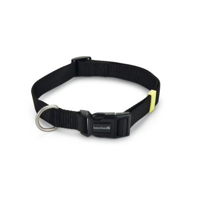 Beeztees Uni Köpek Boyun Tasması 48-70cm (Siyah)