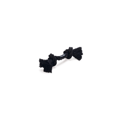 Beeztees Flossy Pamuk Çift Düğümlü Diş İpi Köpek Oyuncağı 20x6x4,5cm (Siyah)