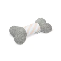 Beeztees Peluş Kemik Yavru Köpek Oyuncağı 21cm (Gri)