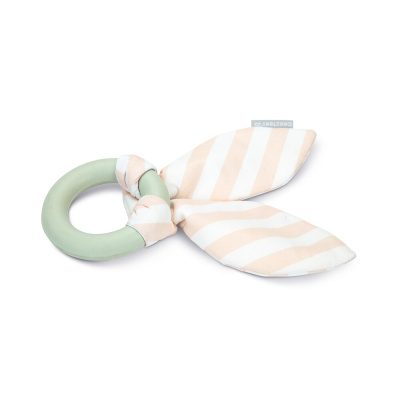 Beeztees Kauçuk Kumaş Yavru Köpek Diş Oyuncağı 22x8,5x2cm (Yeşil)