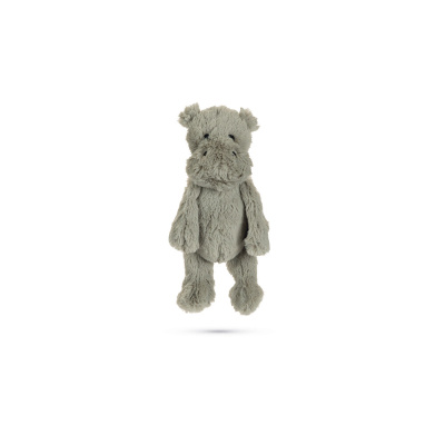 Beeztees Hippo Quin Peluş Köpek Oyuncağı 40x20x13cm (Gri)