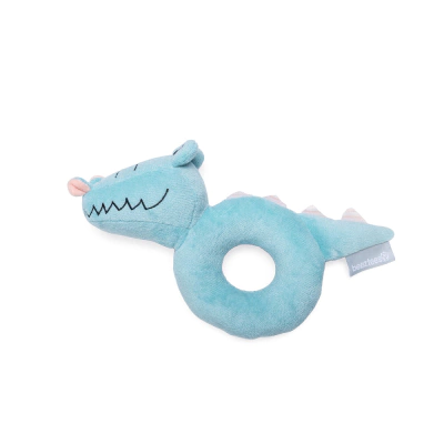 Beeztees Rattle Krokie Peluş Köpek Oyuncağı 16x18x8,5cm (Turkuaz)