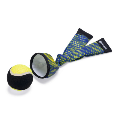 Beeztees Fırlatmalı Yüzen Tenis Topu Köpek Oyuncağı 29x8x8cm (Mavi)