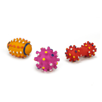 Beeztees Lateks Top ve Dambıl Sesli Köpek Oyuncağı 10,5cm
