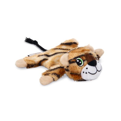 Beeztees Roar Peluş Kaplan Sesli Köpek Oyuncağı 18x19x8cm (Kahverengi)