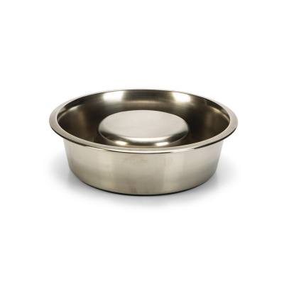 Beeztees Paslanmaz Çelik Yavaş Besleme Köpek Mama Kabı 25cm