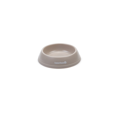 Beeztees Kedi Plastik Mama ve Su Kabı 14,5cm 200 ml (Bej)