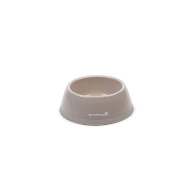 Beeztees Plastik Köpek Mama ve Su Kabı 300ml (Bej)
