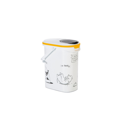 Beeztees Curver Plastik Köpek Mama Saklama Kabı 10lt (Beyaz)