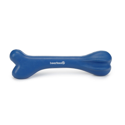 Beeztees Solid Kauçuk İçi Dolu Kemik Köpek Oyuncağı 20cm (Mavi)