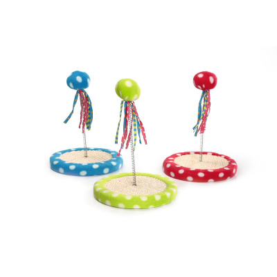 Beeztees Yaylanabilir Kuyruklu Peluş Top Kedi Oyuncağı 18,5x18,5x26cm